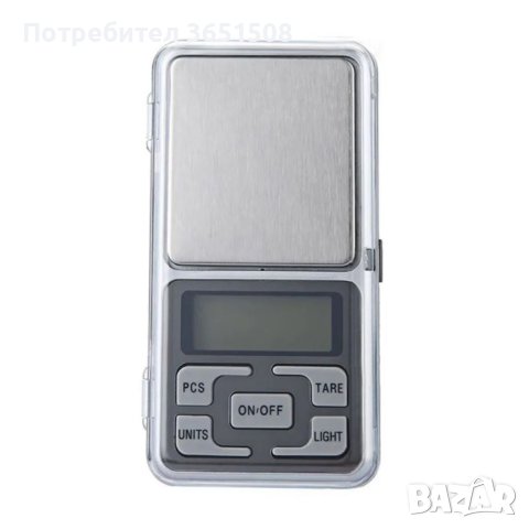 Джобен  кантар от 0.1г до0.500г, снимка 4 - Електронни везни - 40796253