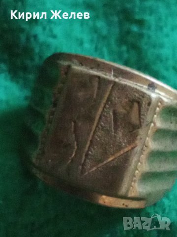 Пръстен стар бронзов 21871, снимка 4 - Декорация за дома - 33544640