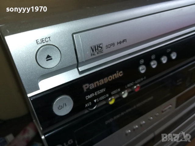 PANASONIC DMR=ES35V-VHS//DVD ВНОС SWISS 0909251447, снимка 17 - Плейъри, домашно кино, прожектори - 51653994