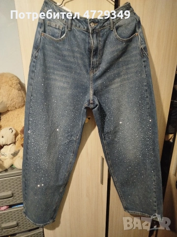 Дънки с камачета , снимка 2 - Дънки - 53379558