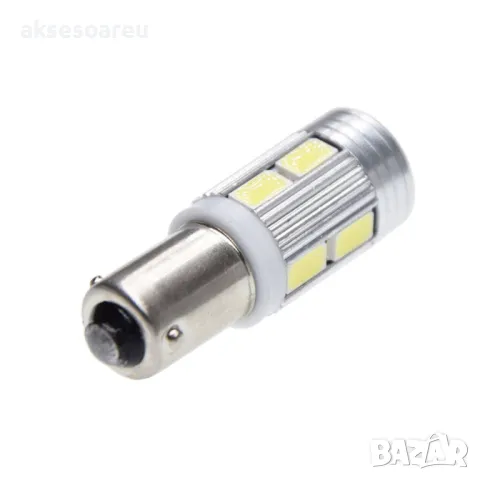 2 броя Нови габарити с лупи BAX9S с 10 LED диода крушка H6W-DC 12 V габаритни крушки фарове дневни, снимка 13 - Аксесоари и консумативи - 49961753