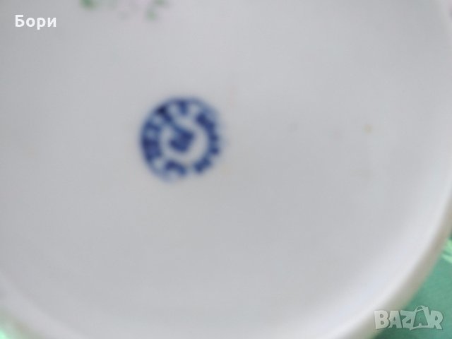Български порцелан две кани и захарница, снимка 10 - Чинии - 32413126
