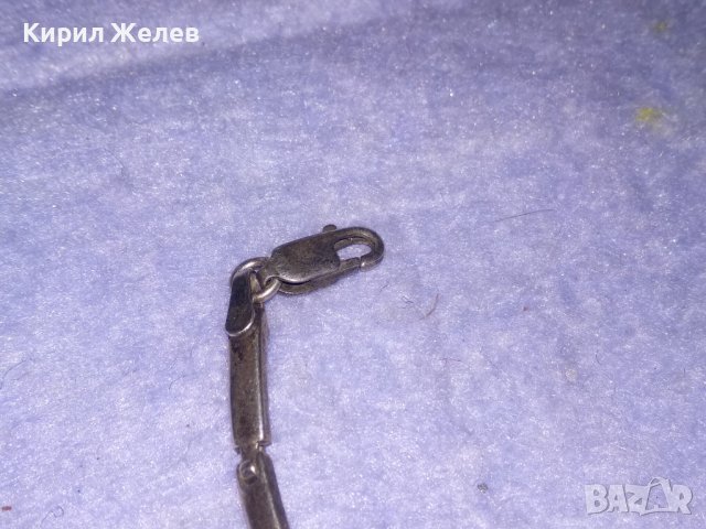 АРИСТОКРАТИЧНА СРЕБЪРНА АРТ ГРИВНА СРЕБРО925 Част От КОМЛЕКТ ИНКРУСТИРАНО с ФАСЕТИРАНИ ЦИРКОНИ 33156, снимка 13 - Гривни - 39568440