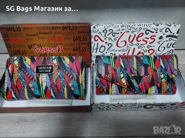 Guess дамско портмоне дамски портфейл код 275, снимка 13 - Портфейли, портмонета - 44116751