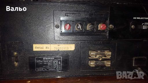 Sanyo DCA203, снимка 6 - Ресийвъри, усилватели, смесителни пултове - 28046303
