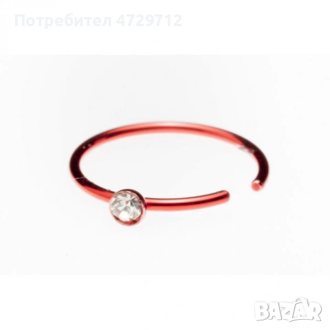 Бързо сваляща се обица за нос устни пъп вежда, снимка 9 - Обеци - 53498308