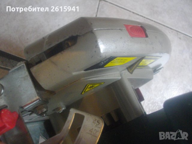 1300 Вата-Лазерен Немски Ръчен Циркуляр-Отличен-ф190мм-Реже 65мм-PARKSIDE PHKS1300A1, снимка 11 - Измервателни инструменти - 38590545