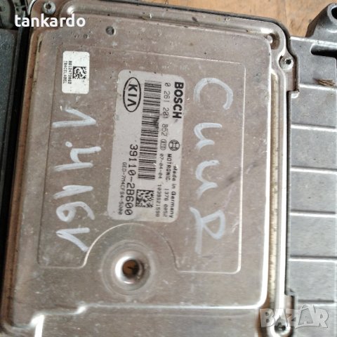 Компютър KIA CEED 1.4 Petrol Engine ECU 391102B600 0261201852 , снимка 2 - Части - 43805601