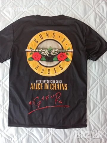 GUNS N ROSES - НОВА тениска, снимка 2 - Тениски - 50083261