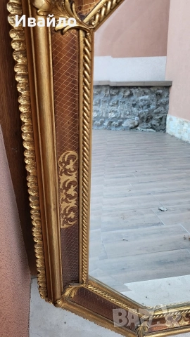 Италианско бароково огледало 048, снимка 2 - Огледала - 52641632