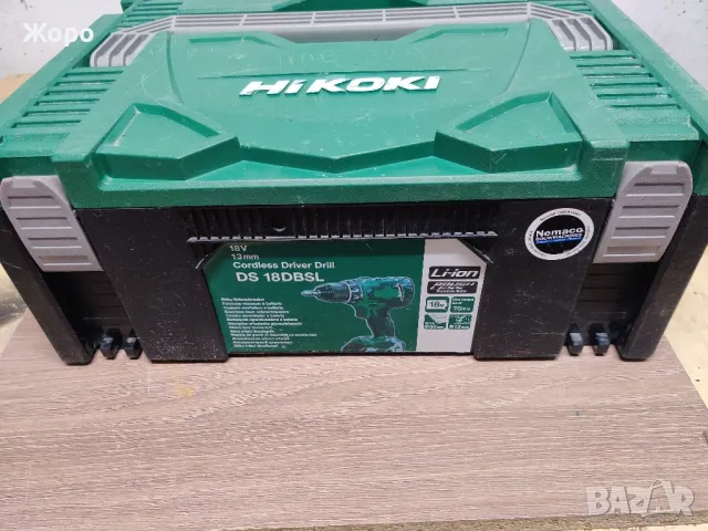 Безчетков винтоверт HIKOKI DS 18 DBSL, снимка 9 - Винтоверти - 50352112