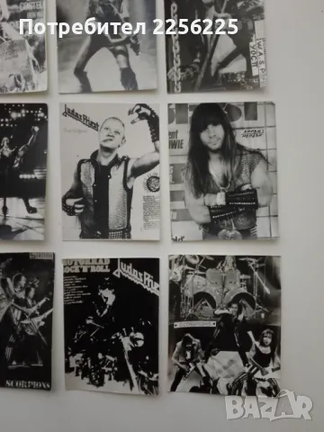 ЛОТ стари картички на метъл групи (лот 19), снимка 3 - Колекции - 49880219