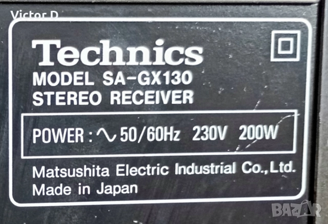  Technics SA-GX130 - Stereo Ресийвър, снимка 12 - Ресийвъри, усилватели, смесителни пултове - 52803603