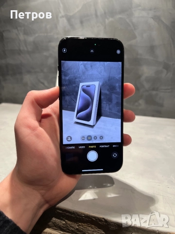 КАТО НОВ Iphone 15 Pro 256 GB Blue Titanium, снимка 10 - Apple iPhone - 52887687