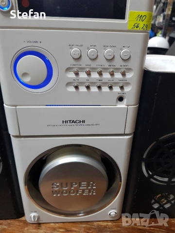 HITACHI MP3 CD MICRO SYSTEM WITH USB & CARD READER, снимка 2 - CD дискове - 52157171