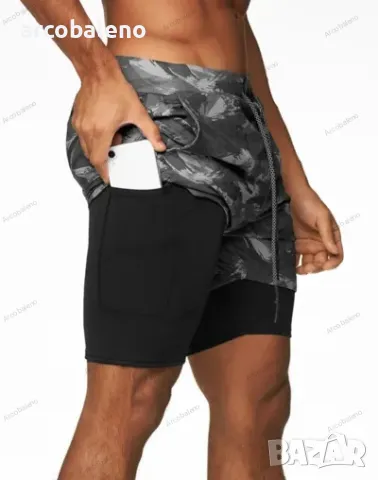 Мъжки шорти с много джобове, 3цвята , снимка 5 - Къси панталони - 50097267