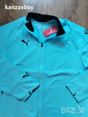 puma woven jacket crystal blue - страхотно мъжко горнище НОВО размери С/ХЛ/2ХЛ, снимка 3 - Спортни дрехи, екипи - 49362562
