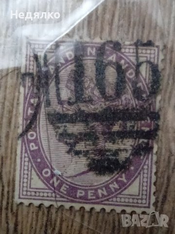 Черното пени,марка,уникат, снимка 2 - Филателия - 38420333