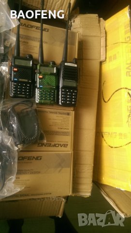Нова Двубандова радиостанция UV-5R baofeng 5R 8w от вносител, снимка 6 - Ловно оръжие - 38468736