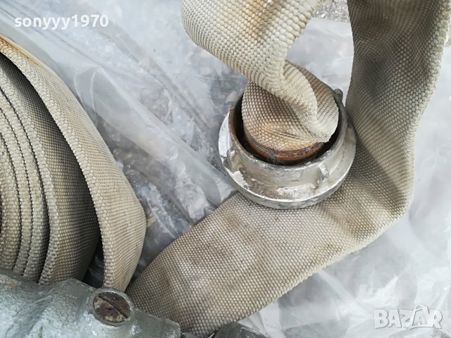 ПОЖАРЕН МАРКУЧ СЪС СТРУЙНИК 0804231736, снимка 15 - Антикварни и старинни предмети - 40302565