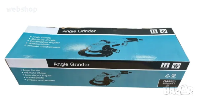 Ъглошлайф KraftWorld 2400W ,Голям шлайф на ток , 230мм, снимка 5 - Други инструменти - 47732672