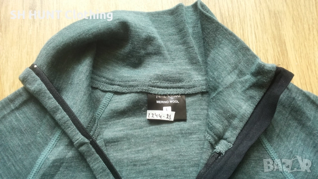 Pirre Robert Thermo Underwear 70% Merino Wool размер M / L термо блуза 70% Мерино вълна - 1562, снимка 7 - Екипировка - 52587141