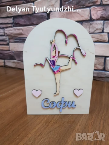 🌈 Персонализиран дървен органайзер за диадеми и аксесоари – Мечтата на всяко момиче! 🎁, снимка 5 - Подаръци за жени - 51217402