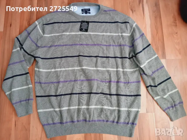 ХЛ нови пуловери 100% памук, снимка 5 - Пуловери - 47700835