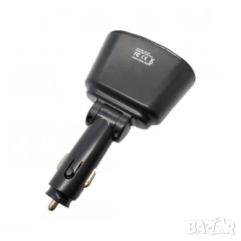 Разклонител за автомобилен контакт + двойно USB QC3.0 бързо зарядно, снимка 14 - Аксесоари и консумативи - 51236888