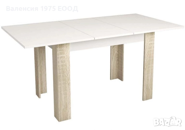 Трапезна маса Радина (неразтегателна или разтегателна), снимка 2 - Маси - 48417068