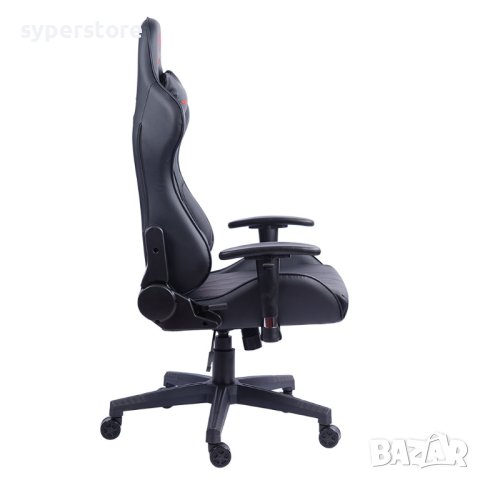 Геймърски стол Marvo CH-117-BK Черен ергономичен стол за геймъри, снимка 3 - Други стоки за дома - 40835650