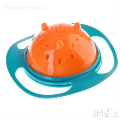 Детска купа за хранене въртяща се на 360 градуса, снимка 5 - Други - 52242601