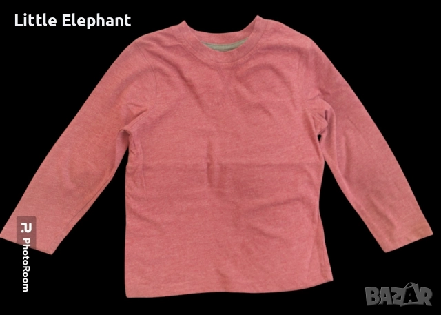 Блузка с дълъг ръкав за 3-4 год момченце,бургунди,Англия/нова, снимка 1