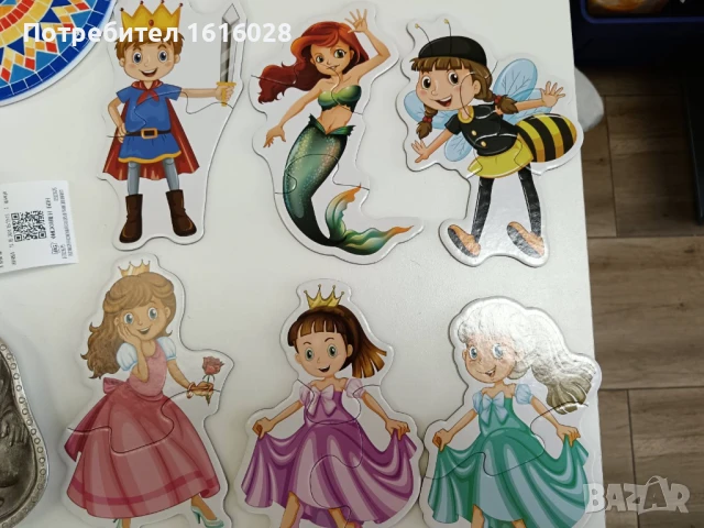 Мини пъзели - 6 броя на Принцеси., снимка 5 - Игри и пъзели - 50644706