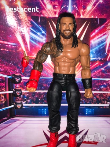 WWE фигурки на Roman Reigns Роман Рейнс elite Basic OTC Tribal Chief Bloodline, снимка 11 - Фигурки - 53408401