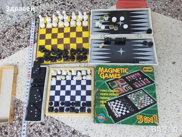 голям дървен шах и табла , снимка 3 - Къмпинг мебели - 50663775