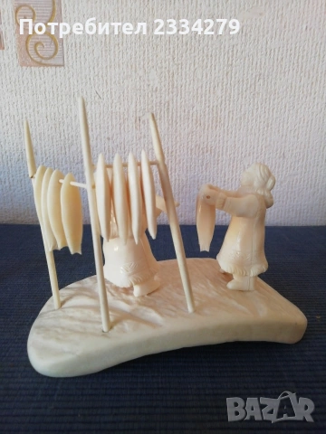 стари антични фигурални статуйки резба от кост. , снимка 12 - Антикварни и старинни предмети - 53483494