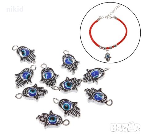 хамса ръката на Фатима и око против уроки висулка за накит синджир колие гривна и др