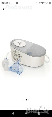 Аерозолен апарат Laica NE2012 с отделение и аксесоари, снимка 6 - Медицинска апаратура - 48655788