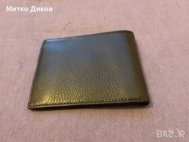 Енцо Нори марков портфейл естествена кожа нов 120х100мм, снимка 4 - Портфейли, портмонета - 52905673