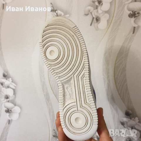 маратонки Nike Air FORCE 1 07 'White Purple' номер 37,5-38, снимка 11 - Маратонки - 39865499