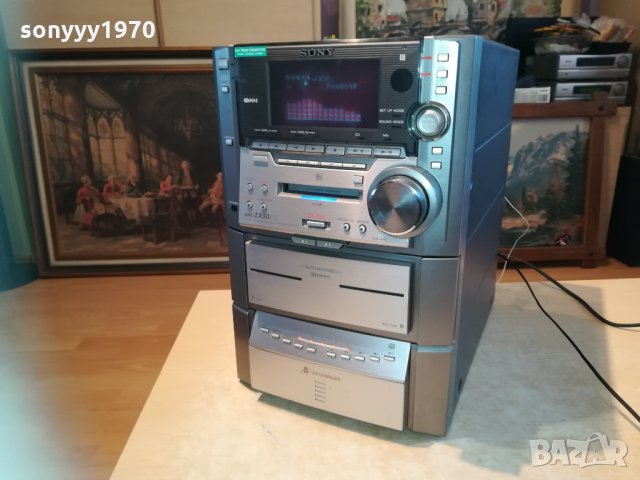 sony hcd-zx50md cd/md/tuner/amplifier 3003211017, снимка 3 - Ресийвъри, усилватели, смесителни пултове - 32354424