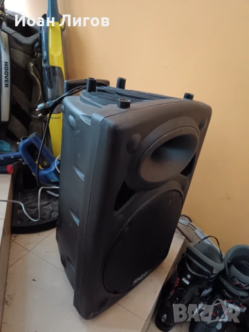 Активна PA колона IBIZA Sound 100W + безжични микрофони, USB/SD, снимка 2 - Тонколони - 53231753