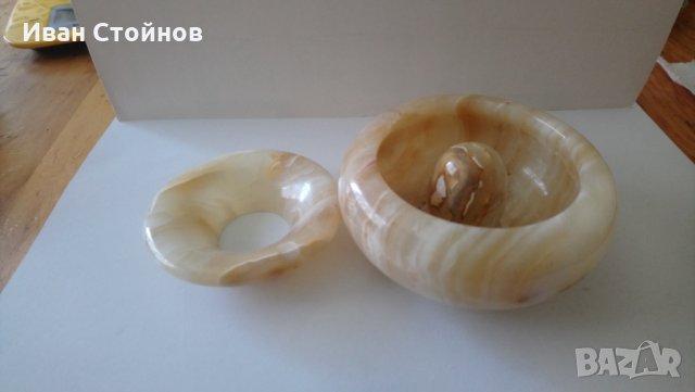 Пепелник - оникс, снимка 2 - Декорация за дома - 28174238