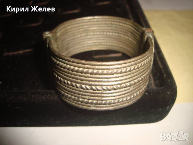 19 ВЕК ВЪЗРОЖДЕНСКА САЧАНЕНА ГРИВНА с ЩИФТ СРЕБЪРНА МАЙСТОРСКА СТАРА РЪЧНА ИЗРАБОТКА НАКИТ 6627, снимка 9 - Антикварни и старинни предмети - 33214924