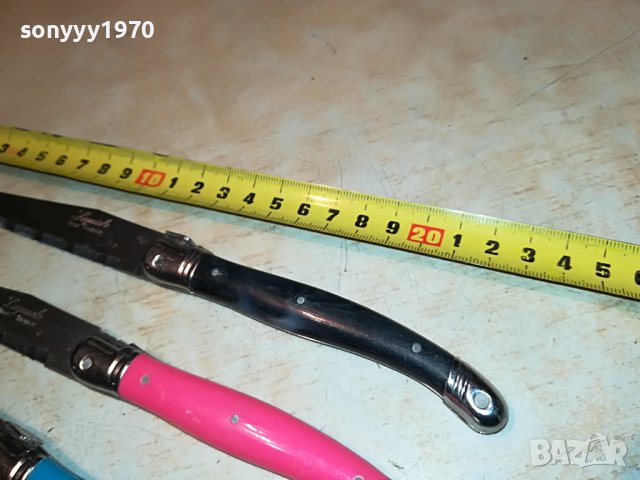 LOU LAGUIOLE FRANCE X6 COLOR KNIVES 1011220851, снимка 14 - Колекции - 38621235