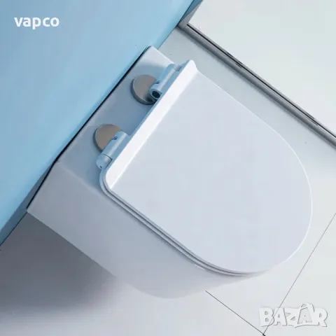 Конзолна тоалетна чиния - бяла, снимка 4 - Други - 47447542