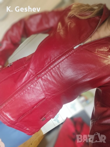 Дамско кожено яке fabrizio mile размер S