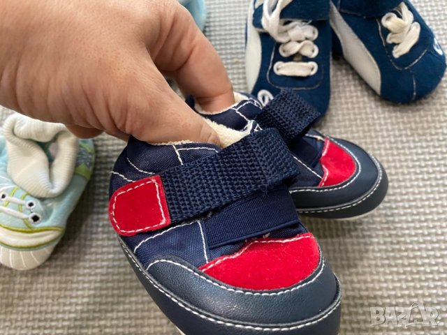 Лот нови бебешки обувки 0-6м, снимка 4 - Бебешки обувки - 28424960