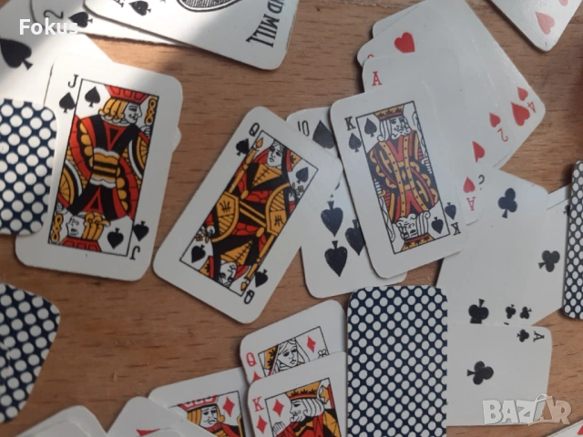 Стари мини колекционерски карти за игра Япония, снимка 3 - Антикварни и старинни предмети - 53275393